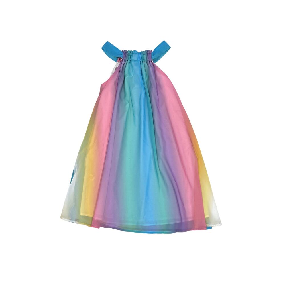 Deux par Deux Girls Chiffon Rainbow Dress - Picture 2 of 5